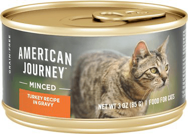 American Journey Minced Turkey Recipe In Gravy Grain free Cat Food Review